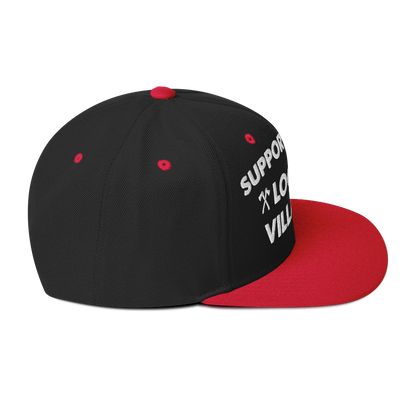 Support Your Local Villains Snapback Hat