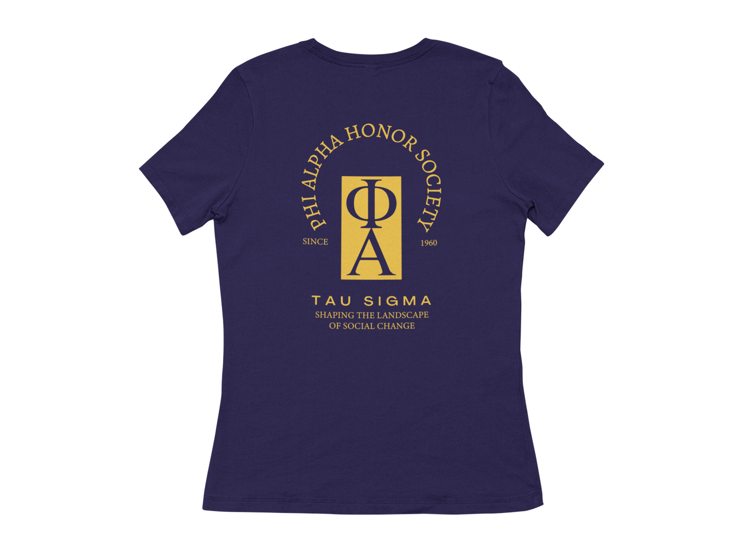 Womens Cut Phi Alpha Tee