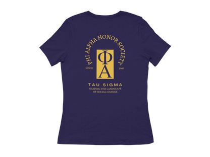 Womens Cut Phi Alpha Tee