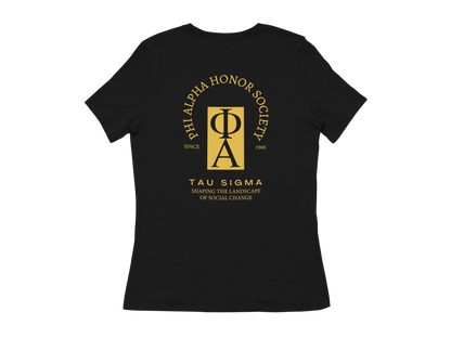 Womens Cut Phi Alpha Tee