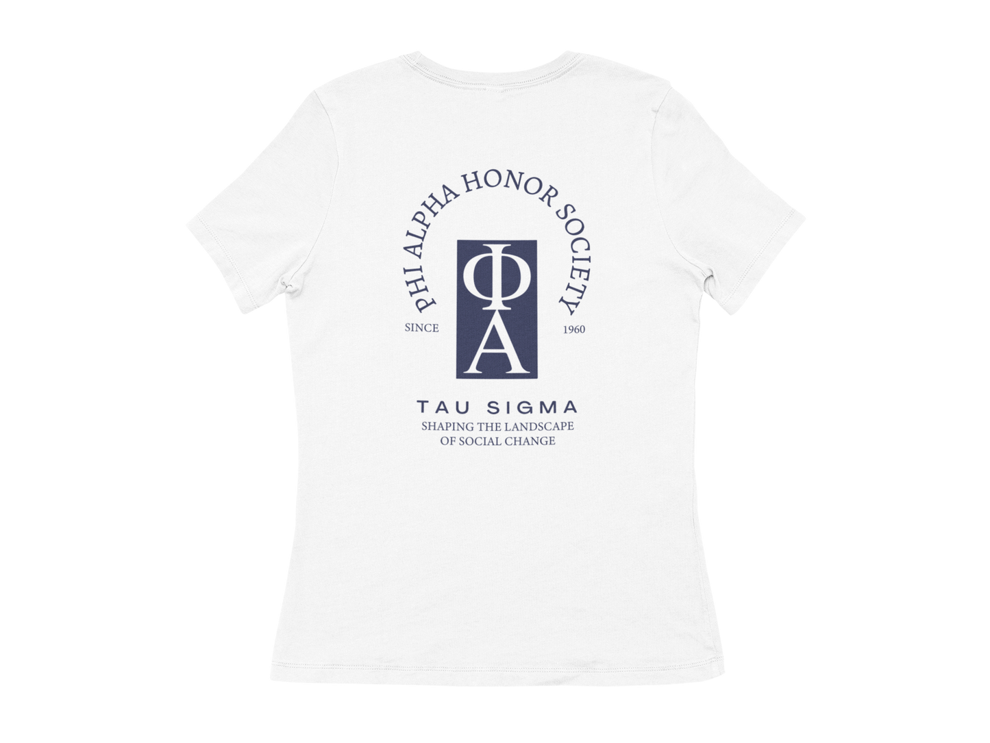 Womens Cut Phi Alpha Tee