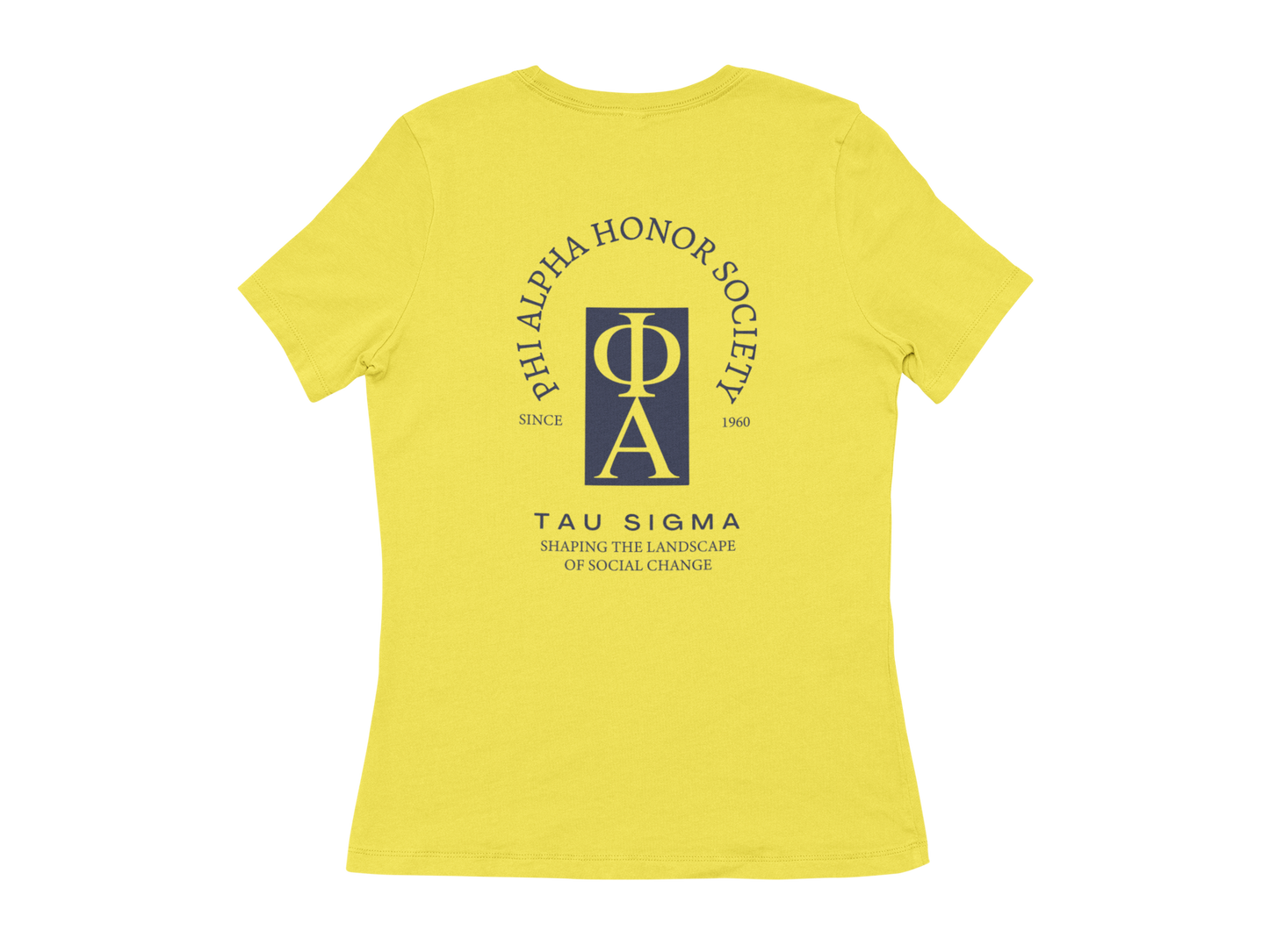 Womens Cut Phi Alpha Tee