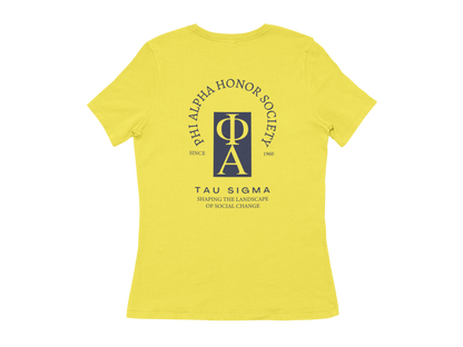 Womens Cut Phi Alpha Tee